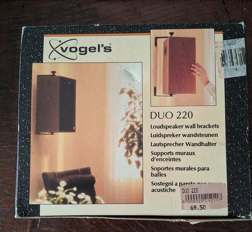 Zwarte luidsprekersteunen wandsteunen Vogel's voor 2 boxen, Audio, Tv en Foto, Overige Audio, Tv en Foto, Gebruikt, Ophalen of Verzenden