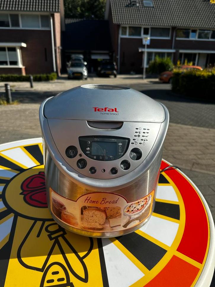 Tefal Home Bread Broodbakmachine, Witgoed en Apparatuur, Broodbakmachines, Gebruikt, Met timer, 800 tot 1200 gram deeg, Kijkvenster