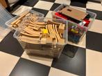 Houten Treinbaan - Ikea, Brio, Lidl - Veel Rails & Treinen, Kinderen en Baby's, Ophalen, Gebruikt, Overige merken