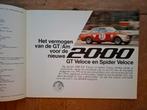 Alfa Romeo 2000 GT Veloce / Spider Veloce MISPRINT, Ophalen of Verzenden, Zo goed als nieuw, Alfa Romeo