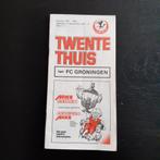 Programma FC Twente - FC Groningen 1981-1982., Verzamelen, Ophalen of Verzenden, Gebruikt, F.C. Twente, Boek of Tijdschrift