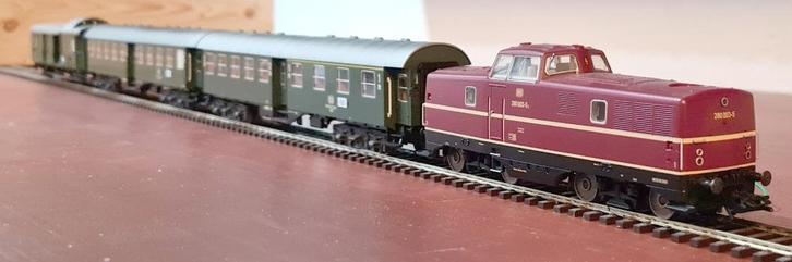 Trix set 21336, Nahverkehrszug "Bamberger" tijdperk IV, DCC, Hobby en Vrije tijd, Modeltreinen | H0, Zo goed als nieuw, Treinset