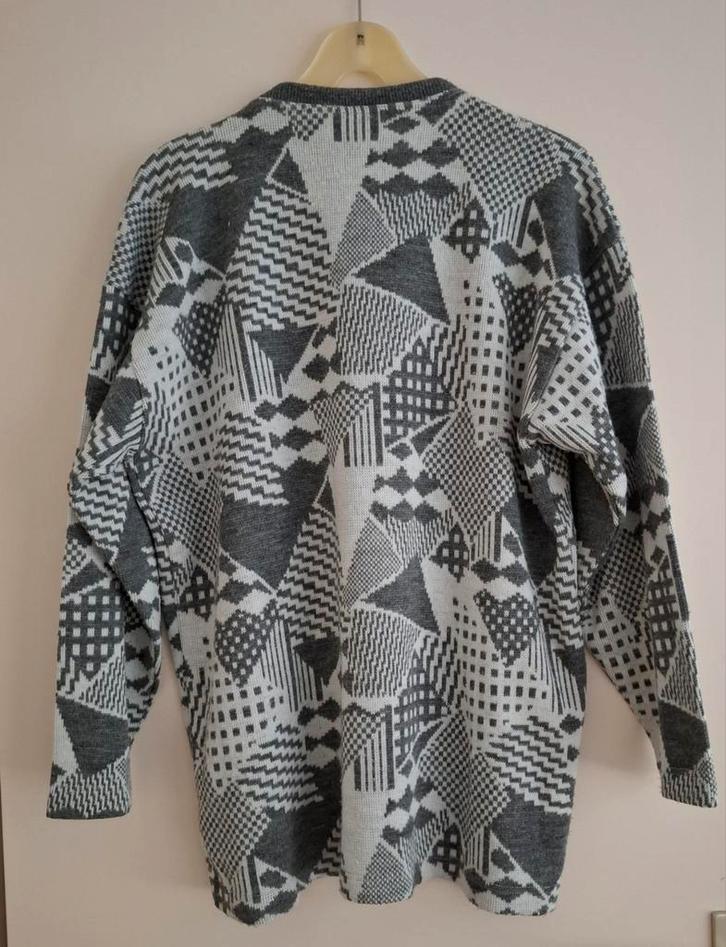 Vintage Setter House trui - Maat M?, Kleding | Dames, Jassen | Zomer, Gedragen, Maat 38/40 (M), Grijs, Ophalen of Verzenden