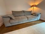 Mooie Velours 3-zitsbank - Living Home, Huis en Inrichting, Banken | Bankstellen, Ophalen, 250 tot 300 cm, Gebruikt, Driepersoons