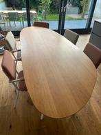 Studio Henk tafel en stoelen in zeer goede staat, Overige vormen, 200 cm of meer, Ophalen of Verzenden, Eikenhout