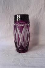 Antiek kristallen vaas zilver overlay, Antiek en Kunst, Ophalen of Verzenden