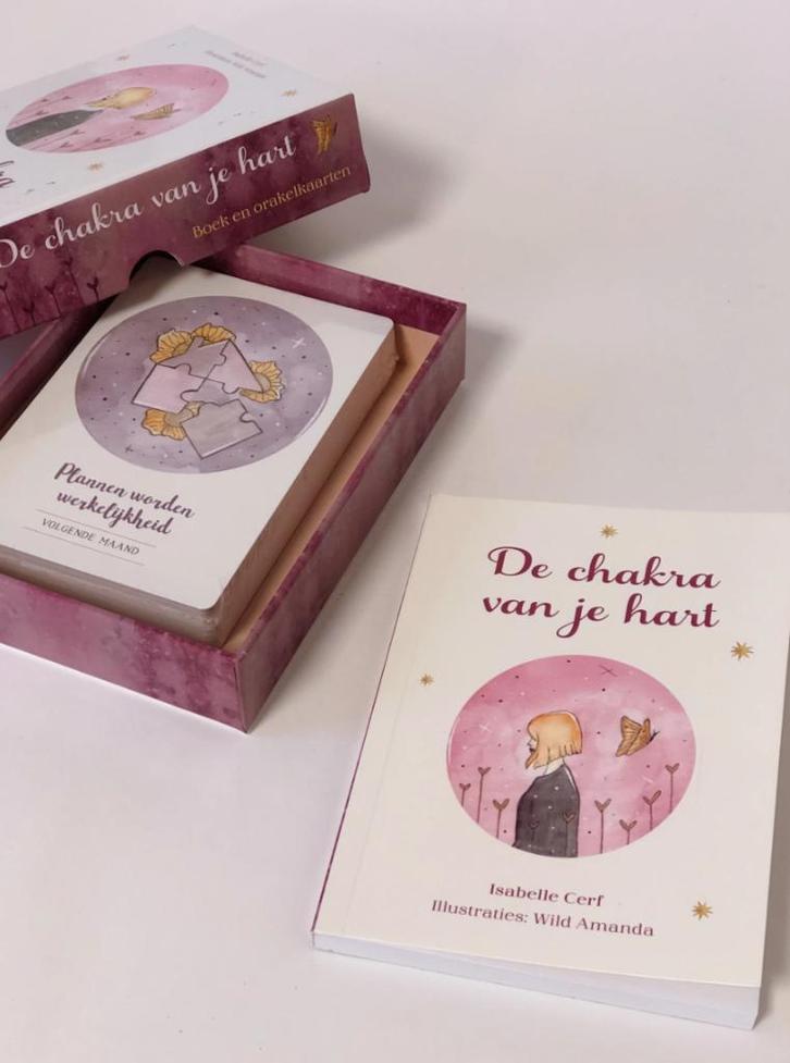 DE CHAKRA VAN JE HART – BOEK EN ORAKELKAARTEN (NIEUW), Boeken, Esoterie en Spiritualiteit, Nieuw, Overige typen, Tarot of Kaarten leggen
