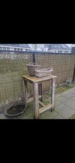 Gratis houten leuke statafel, Ophalen of Verzenden, Gebruikt