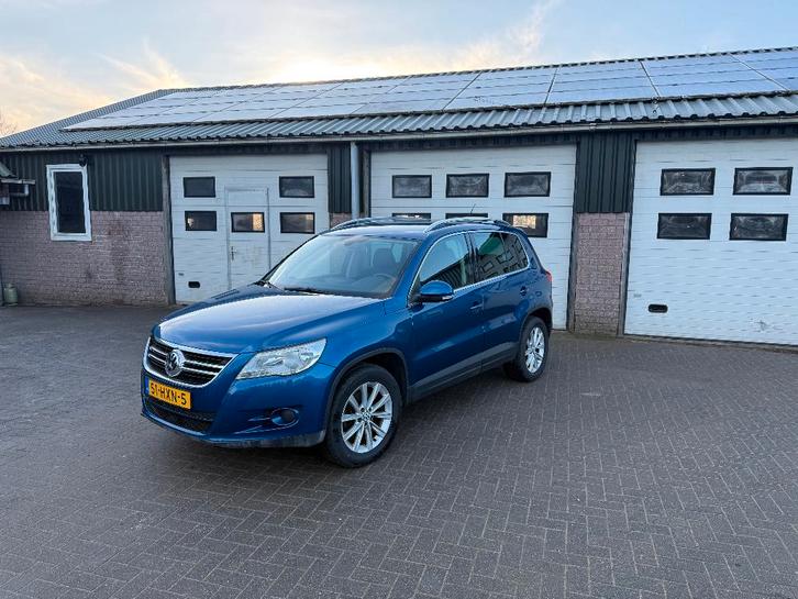 Volkswagen Tiguan 1.4 TSI 110KW 4MOTION 2009 Blauw, Auto's, Volkswagen, Bedrijf, Tiguan, 4x4, ABS, Airbags, Alarm, Bluetooth, Boordcomputer
