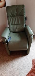 hukla sta-op fauteuil, Huis en Inrichting, Fauteuils, Ophalen, Zo goed als nieuw, 75 tot 100 cm, Leer