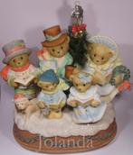 Cherished Teddies Muziekdoos Sheridan, Keri, Elliot, Trey .., Ophalen of Verzenden, Zo goed als nieuw, Beeldje, Cherished Teddies