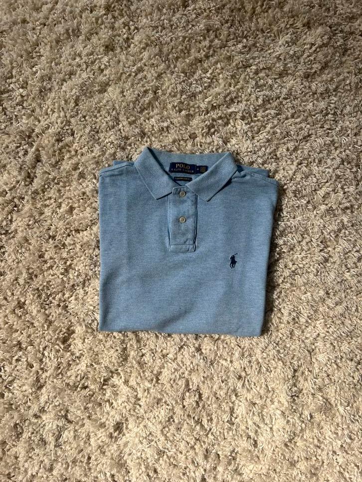 Ralph lauren M, Kleding | Heren, Polo's, Zo goed als nieuw, Maat 48/50 (M), Blauw, Ophalen of Verzenden