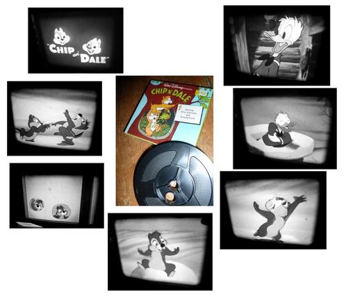 8mm film Walt Disney Chip 'n Dale Donald Duck 60mtr silent, Audio, Tv en Foto, Filmrollen, 16mm film, Ophalen of Verzenden