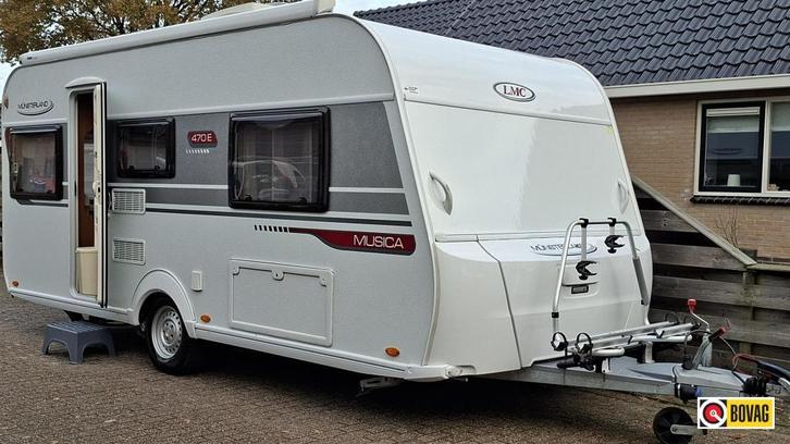 LMC Musica 470 E Mover, Thule lfl.,SAT,etc, Caravans en Kamperen, Caravans, Bedrijf, tot en met 4, 1000 - 1250 kg, Standaardzit
