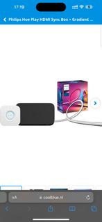 Philips hue gradient lightstrip + sync box + bridge 55 inch, Nieuw, Ophalen of Verzenden