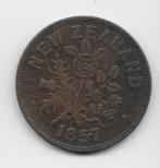 Nieuw-Zeeland M. Sommerville 1 penny 1857 KM# Tn64, Verzenden, Losse munt
