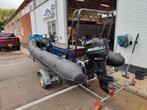 Reddingsbrigade RIB 4.9m + Mercury 50pk + Trailer, Watersport en Boten, Rubberboten, Ophalen, Gebruikt, Benzine, Minder dan 70 pk