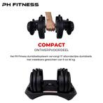 PH Fitness Verstelbare Dumbbells Set 40KG - 2 STUKS - Verste, PH fitness, Nieuw, Ophalen of Verzenden, Info@phfitness.nl