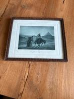 Oud schilderijtje - Vlucht naar Egypte, Antiek en Kunst, Ophalen of Verzenden