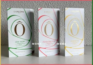 Lancômeset 3 parfum samples proefjes testers monsters beschikbaar voor biedingen