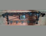 Vintage kapstok met  5 messing haken, Huis en Inrichting, Woonaccessoires | Kapstokken, Wandkapstok, Gebruikt, Ophalen of Verzenden