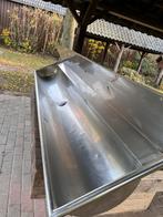 *** Te koop RVS stortbak / spoelbak ***, Doe-het-zelf en Verbouw, Ophalen, Rvs, Wastafel