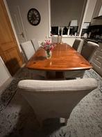 Eethoek tafel en stoelen, Huis en Inrichting, Complete eetkamers, Ophalen of Verzenden, Zo goed als nieuw, 4 tot 6 stoelen
