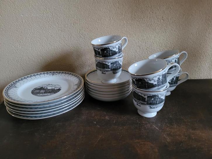 Breda Servies - Kopjes, Schotels en Borden, Huis en Inrichting, Keuken | Servies, Zo goed als nieuw, Bord(en), Overige stijlen