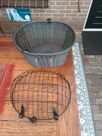 Hondenmand voor aan het stuur, Ophalen, Gebruikt, Fietsmand, Stuurbevestiging