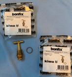 2x Nieuwe Messing Bovendeel Stopkraan 3/8" 12mm, Doe-het-zelf en Verbouw, Sanitair, Ophalen of Verzenden, Nieuw, Koper, Kraan