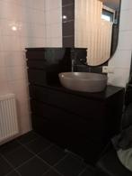 Wastafelmeubel met waskom - Stijlvol!, Ophalen, 150 tot 200 cm, Zo goed als nieuw, Minder dan 100 cm