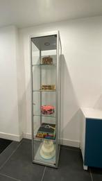 Mooie aluminium vitrinekast, Ophalen, Minder dan 50 cm, Nieuw, Glas