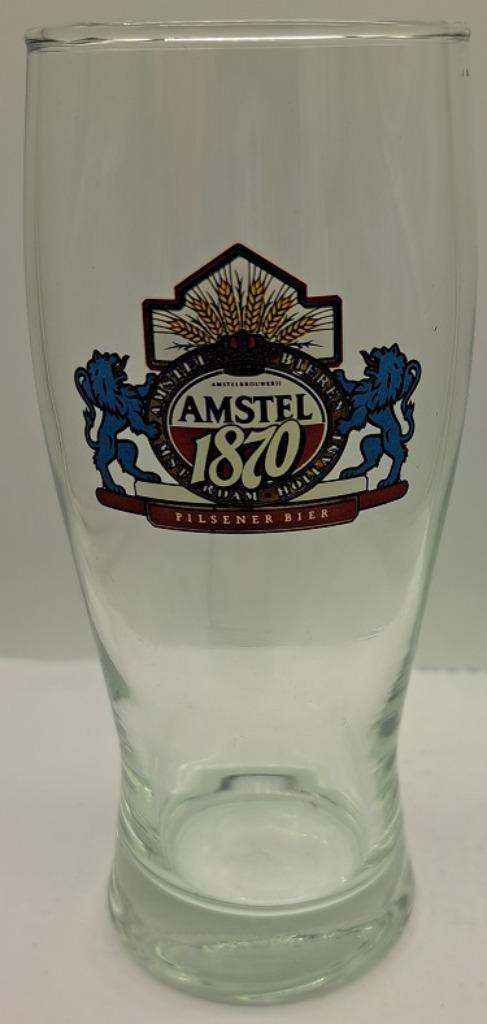 Amstel 1870 Bierglas, Verzamelen, Biermerken, Gebruikt, Glas of Glazen, Amstel, Ophalen of Verzenden