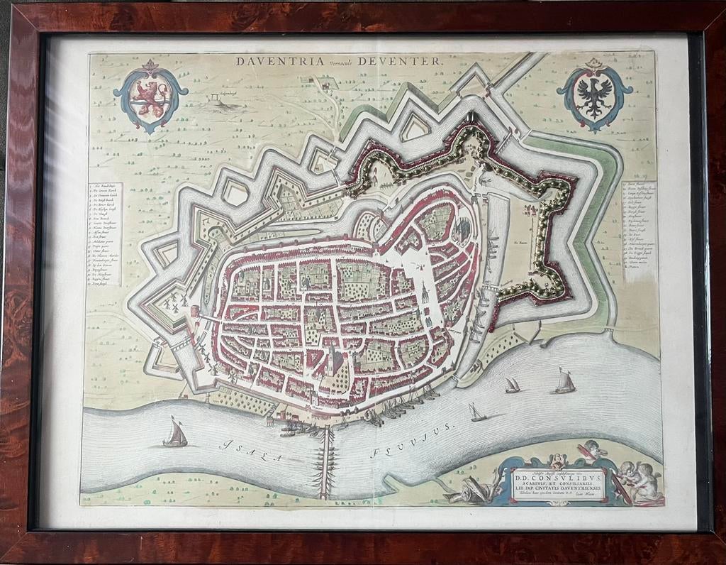 Deventer: kaartcopie  Bleau., Ophalen of Verzenden