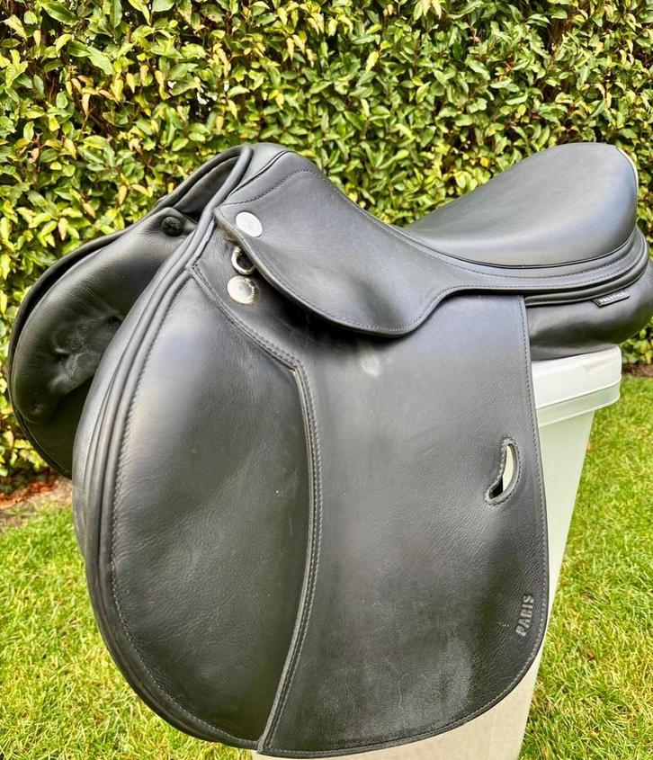 Prestige Paris 2D Nero springzadel, Dieren en Toebehoren, Paarden en Pony's | Zadels, Zo goed als nieuw, Springen, Ophalen of Verzenden