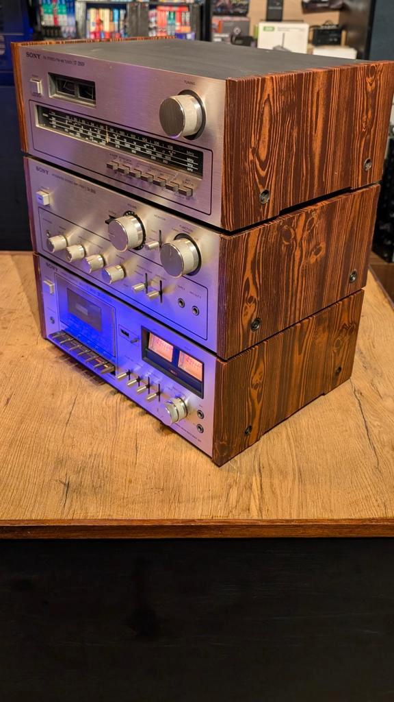 SONY VINTAGE AUDIOSET • GARANTIE • REFURBISHED • TA-2650, Audio, Tv en Foto, Stereo-sets, Refurbished, Cassettedeck, Tuner of Radio
