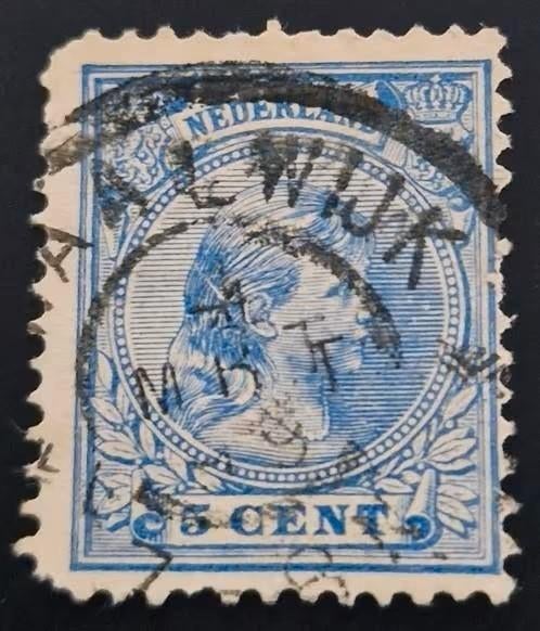 Nederland 1891 -1896 - nvph 35 - Prinses Wilhelmina, Postzegels en Munten, Postzegels | Nederland, Ophalen of Verzenden, T/m 1940