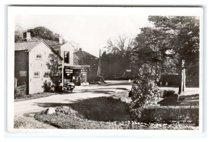 Grootegast, Groeten uit Grootegast, Verzamelen, Ansichtkaarten | Nederland, Ongelopen, Groningen, 1940 tot 1960, Verzenden