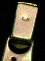 1/4 314042-1 Massief zilveren schakel armband 22.5cm, Ophalen of Verzenden, Zo goed als nieuw, Zilver
