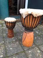 2 Djembes te koop, Ophalen of Verzenden, Gebruikt, Trommel