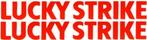Lucky Strike sticker set #2, Ophalen of Verzenden