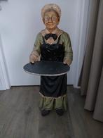 Vintage Oma beeld, Verzamelen, Beelden en Beeldjes, Ophalen, Gebruikt, Mens