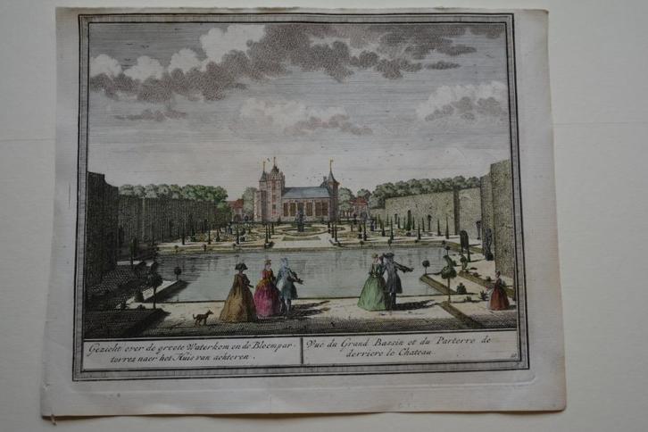 HEEMSKERK ASSEMBURG 3X HENDRIK DE LETH 1732-'33 GRAVURE E61, Antiek en Kunst, Kunst | Etsen en Gravures, Verzenden