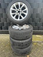 BMW x5 Winterbanden 7mm + Velg - 255/50 R19 tpms Continental, Gebruikt, 255 mm, Banden en Velgen, Winterbanden