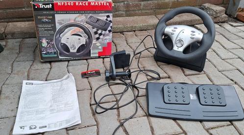 te koop trust nf 340 race master pc stuur, Spelcomputers en Games, Games | Pc, Zo goed als nieuw, Racen en Vliegen, 1 speler, Vanaf 7 jaar