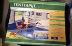 Tenttapijt 4.00x2.50 blauw te koop, Caravans en Kamperen, Ophalen, Zo goed als nieuw