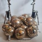 Countryfield kerstballen Marissa antiek/goudkleurig, Nieuw, Ophalen of Verzenden