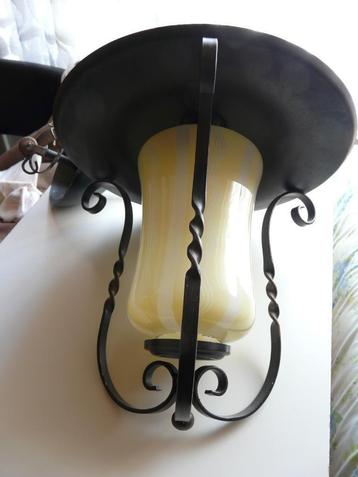 Vintage hanglamp ' lantaarn" van de jaren 1960 beschikbaar voor biedingen