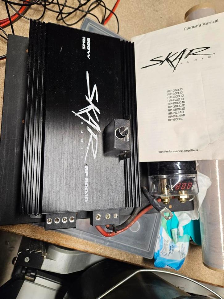 Skar Audio RP-800.1D Versterker, Auto diversen, Autospeakers, Gebruikt, Ophalen of Verzenden