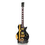 James Hetfield Metallica miniatuur gitaar van hout decoratie